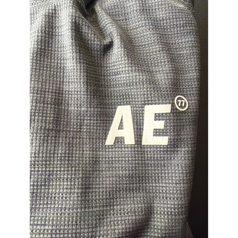 American Eagle Mens XL Gray Flex Graphic Performance Hoodie - Picture 6 of 9